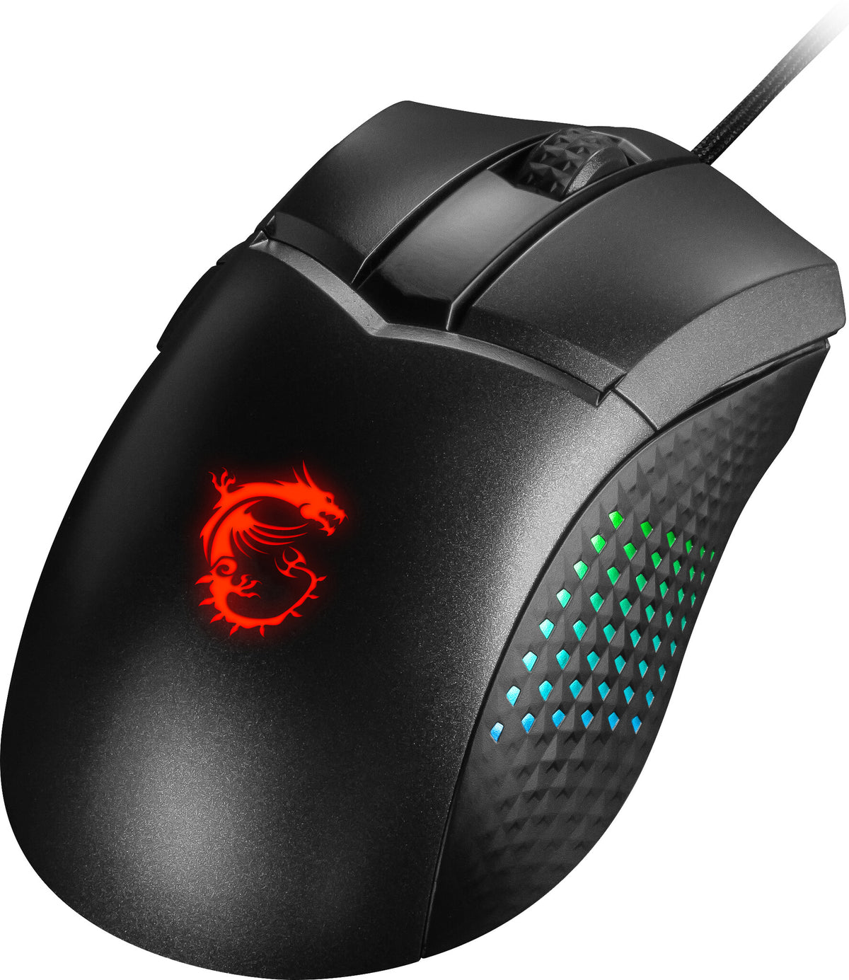 MSI CLUTCH GM51 - USB Type-A Optical Mouse in Black - 26,000 DPI