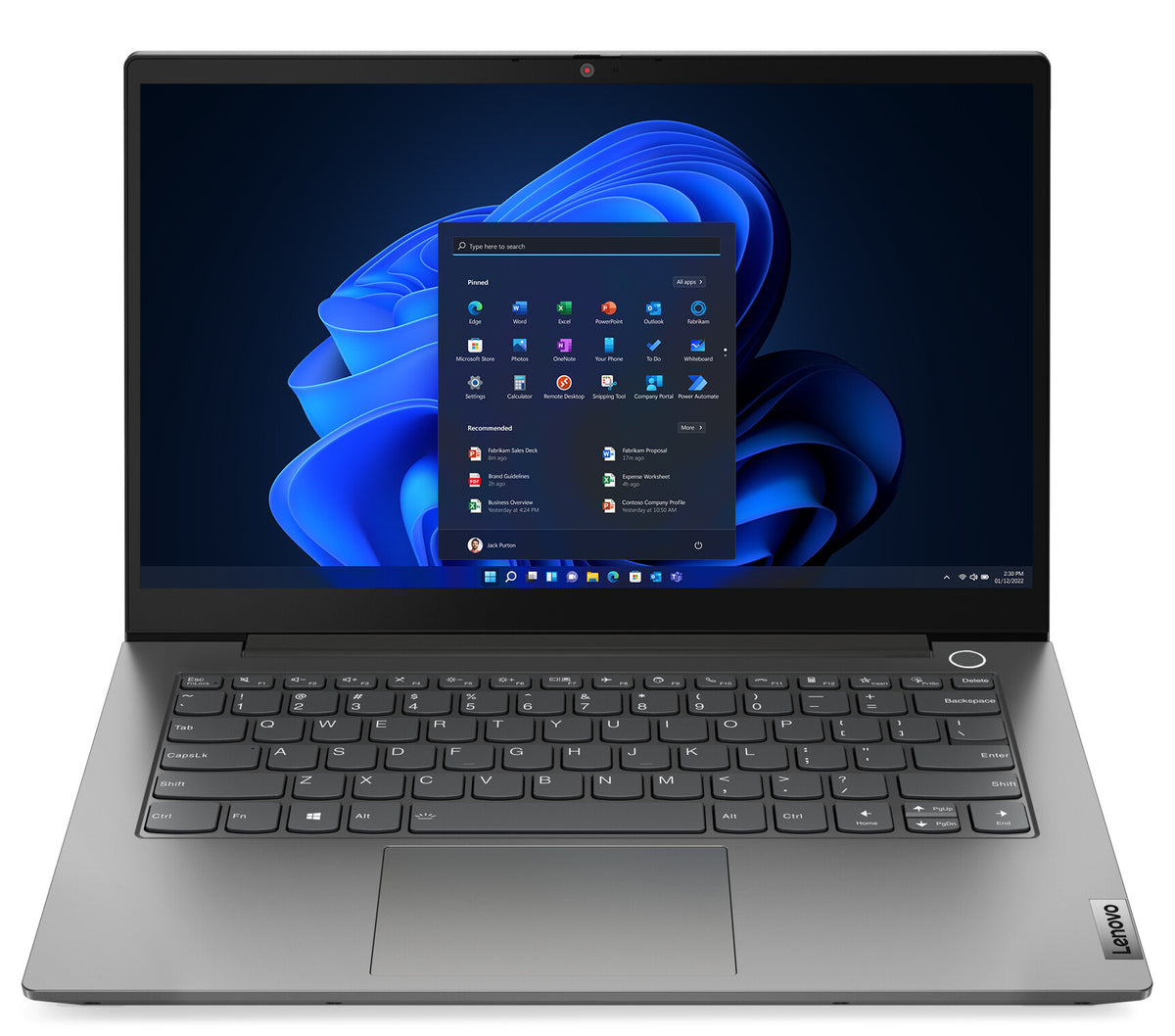 Lenovo ThinkBook 14 Laptop - 35.6 cm (14&quot;) - AMD Ryzen™ 5 5625U - 8 GB DDR4-SDRAM - 256 GB SSD - Wi-Fi 6 - Windows 11 Pro - Grey