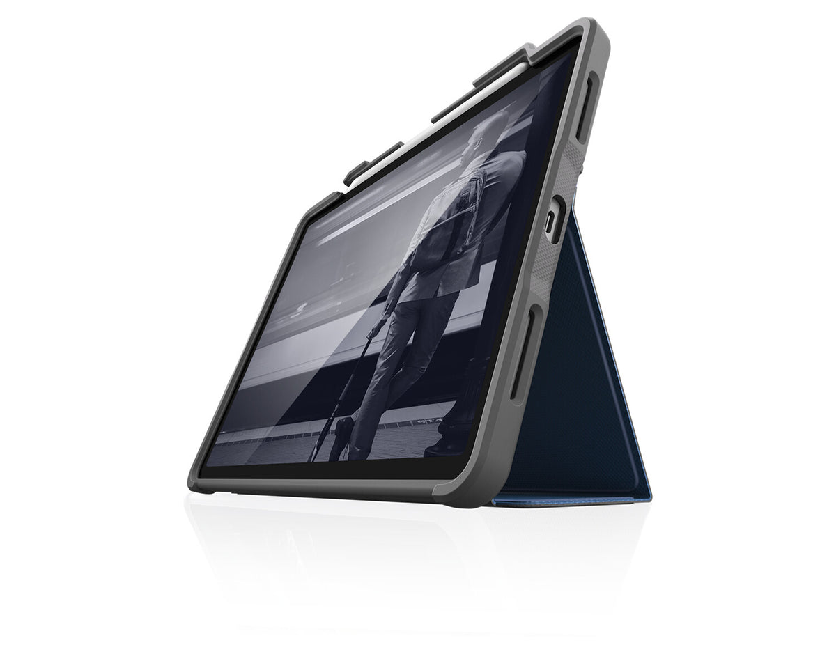 STM Dux Plus Folio Case for 10.9" iPad Air in Blue