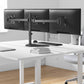 Neomounts FPMA-D550DD3BLACK - Desk monitor desk stand for 33 cm (13") to 68.6 cm (27")