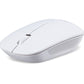Acer - RF Wireless + Bluetooth Optical Mouse in White - 1,200 DPI