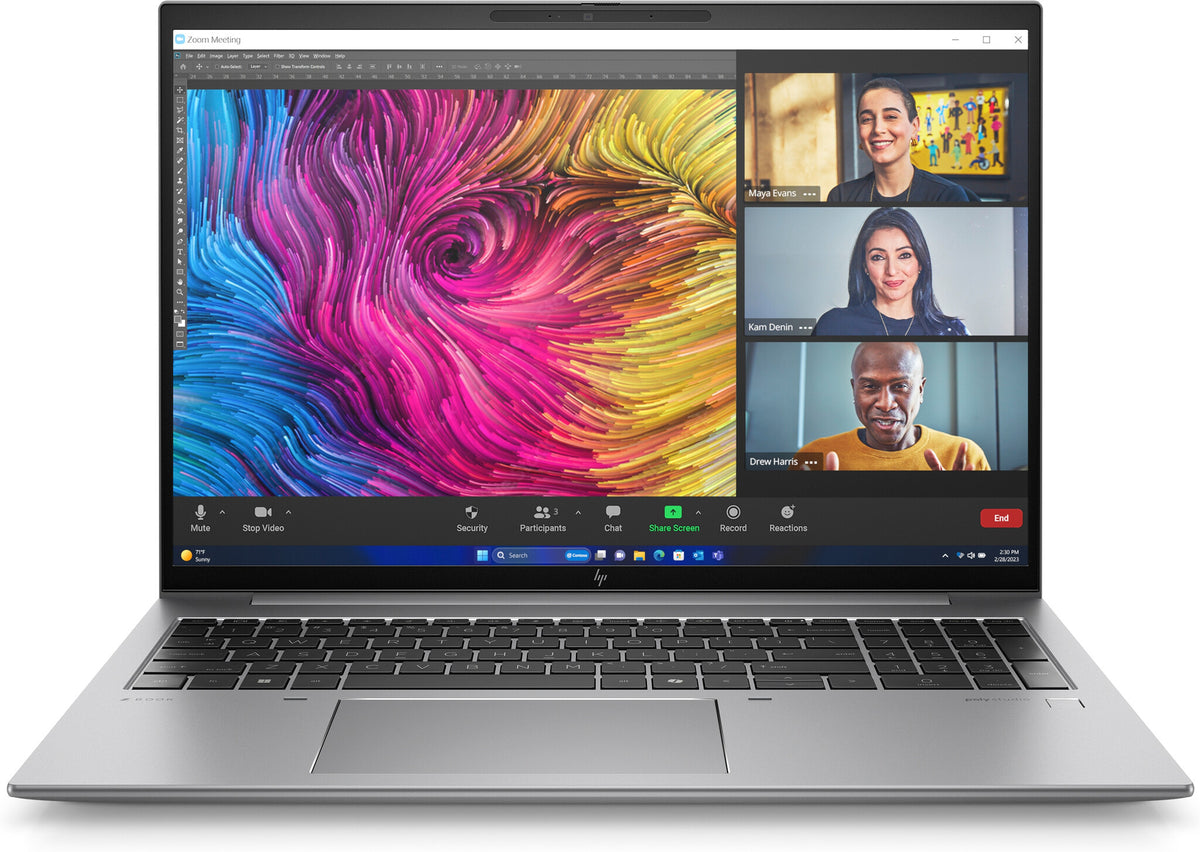 HP ZBook Firefly 16 G11 Laptop - 40.6 cm (16") - Intel Core Ultra 7 155H - 32 GB DDR5-SDRAM - 1 TB SSD - NVIDIA RTX A500 - Wi-Fi 6E - Windows 11 Pro - Silver