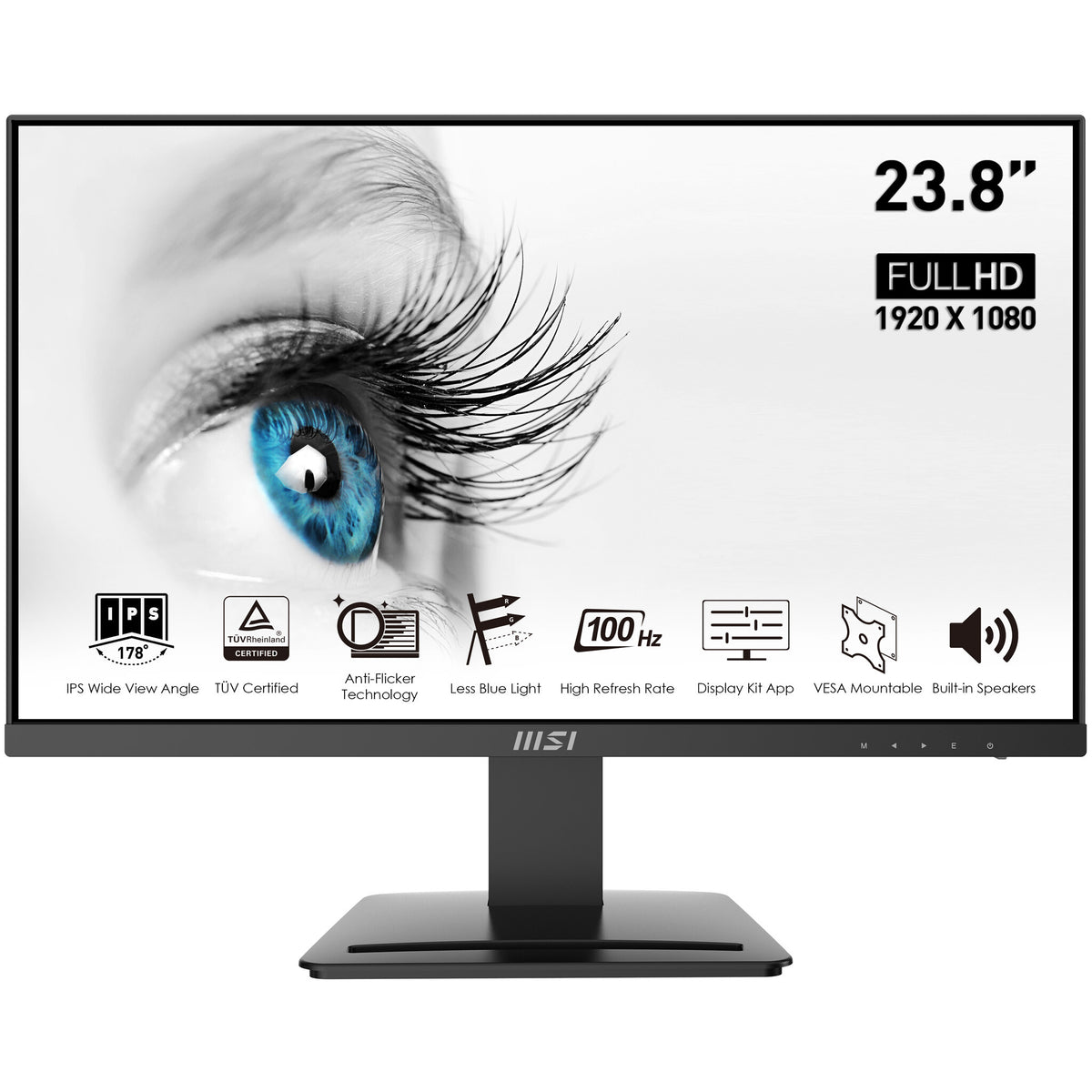 MSI Pro MP243X - 60.5cm (23.8&quot;) - 1920 x 1080 pixels FHD Monitor