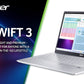 Acer Swift 3 Laptop - 35.6 cm (14") - AMD Ryzen 7 5700U - 16 GB LPDDR4x-SDRAM - 1 TB SSD - Wi-Fi 6 - Windows 11 Home - Silver