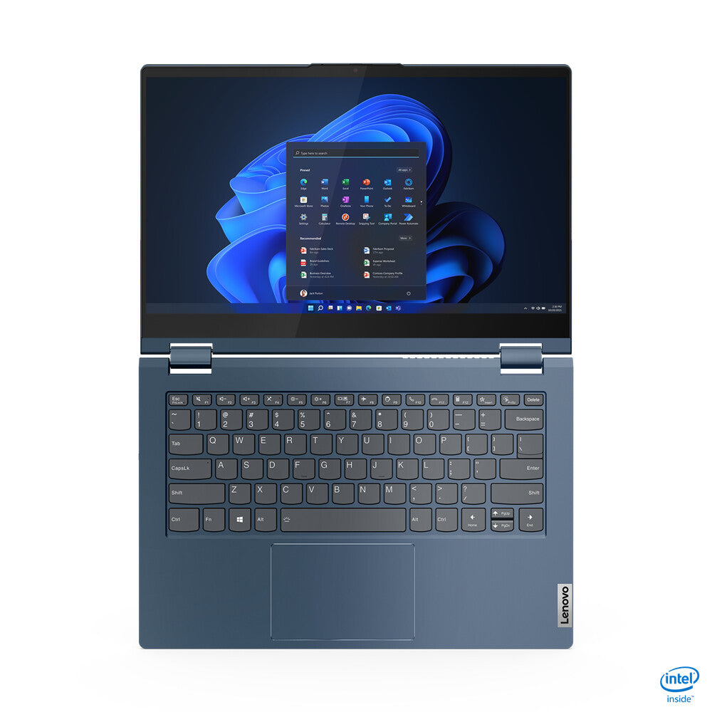 Lenovo ThinkBook 14s Yoga G2 IAP Hybrid (2-in-1) - 35.6 cm (14") - Touchscreen - Intel® Core™ i5-1235U - 8 GB DDR4-SDRAM - 256 GB SSD - Wi-Fi 6 - Windows 11 Pro - Blue