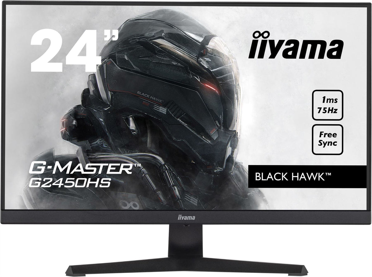 iiyama G-MASTER G2450HS-B1 Computer Monitor 60.5 cm (23.8") 1920 x 1080 pixels Full HD LED