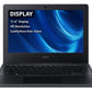Acer TravelMate B3 Laptop - 29.5 cm (11.6") - Intel® Celeron® N4120 - 4 GB DDR4-SDRAM - 64 GB eMMC - Wi-Fi 5 - Windows 11 Pro Education - Black