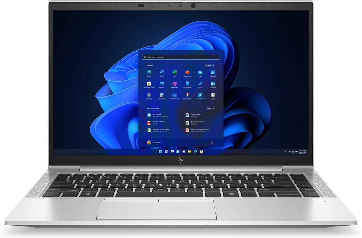HP EliteBook 845 G8 Laptop - 35.6 cm (14") - AMD Ryzen™ 5 5600U - 8 GB DDR4-SDRAM - 256 GB SSD - Wi-Fi 5 - Windows 10 Pro - Silver