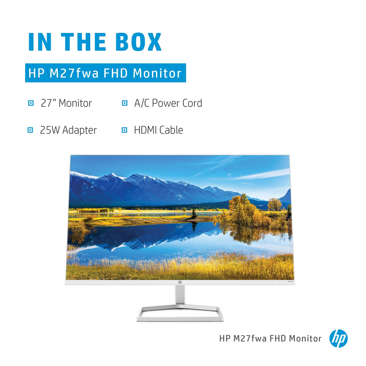 HP M27FWA - 68.6 cm (27") - 1920 x 1080 pixels - Full HD LCD Monitor