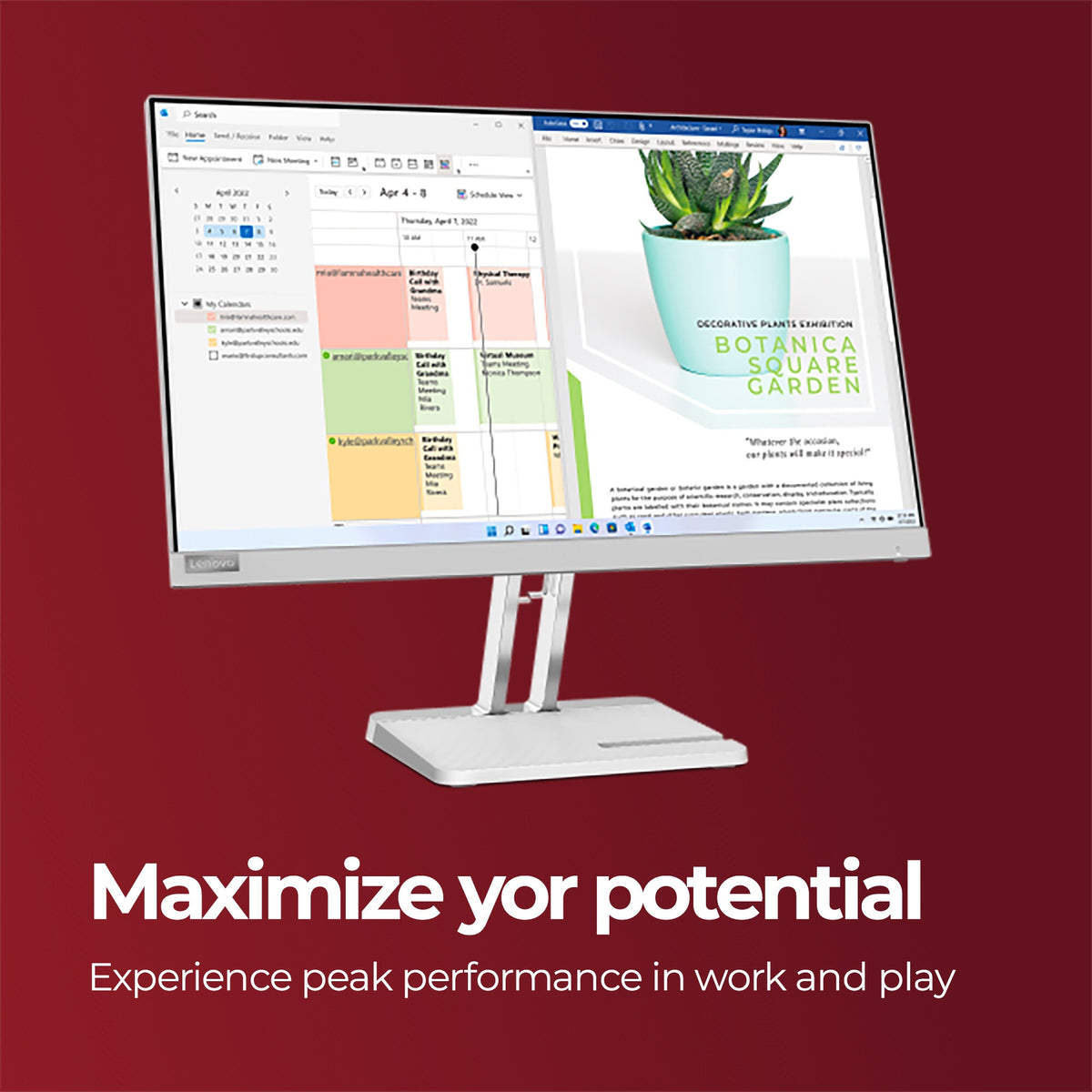 Lenovo L24E-40 - 60.5 cm (23.8") - 1920 x 1080 pixels Full HD LED Monitor