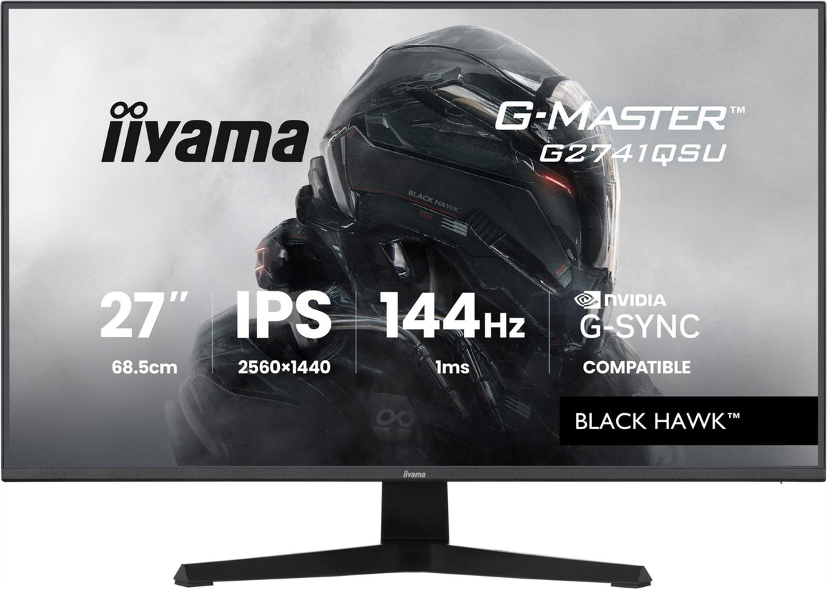 iiyama G-MASTER G2741QSU-B1 computer monitor 68.6 cm (27") 2560 x 1440 pixels Black
