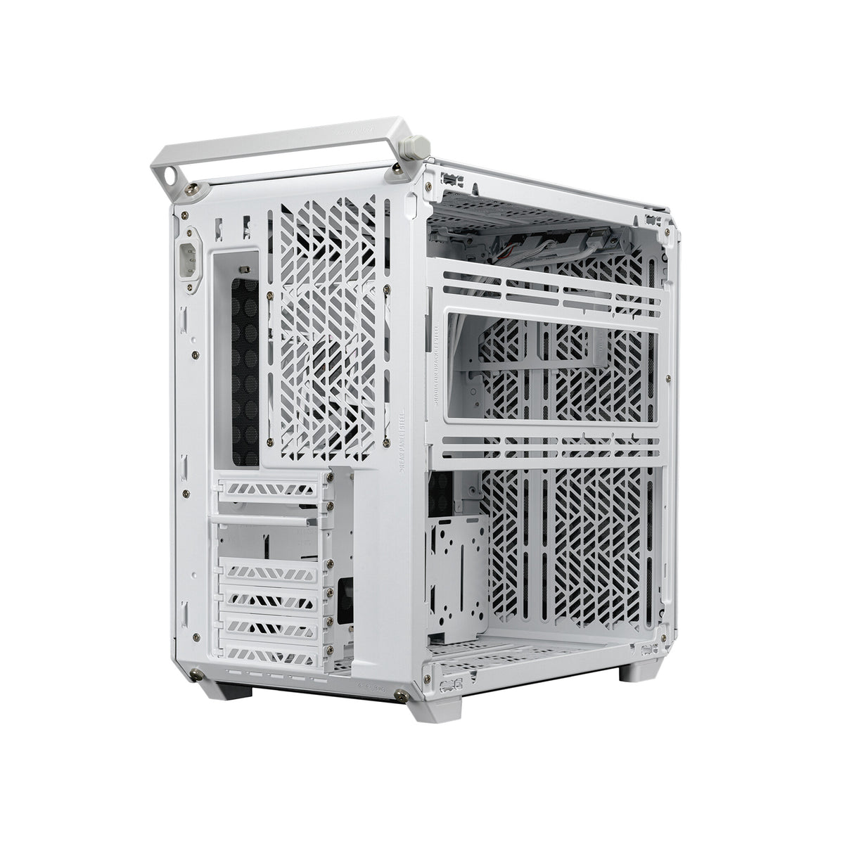 Cooler Master QUBE 500 Flatpack - ATX Mid Tower Case in White