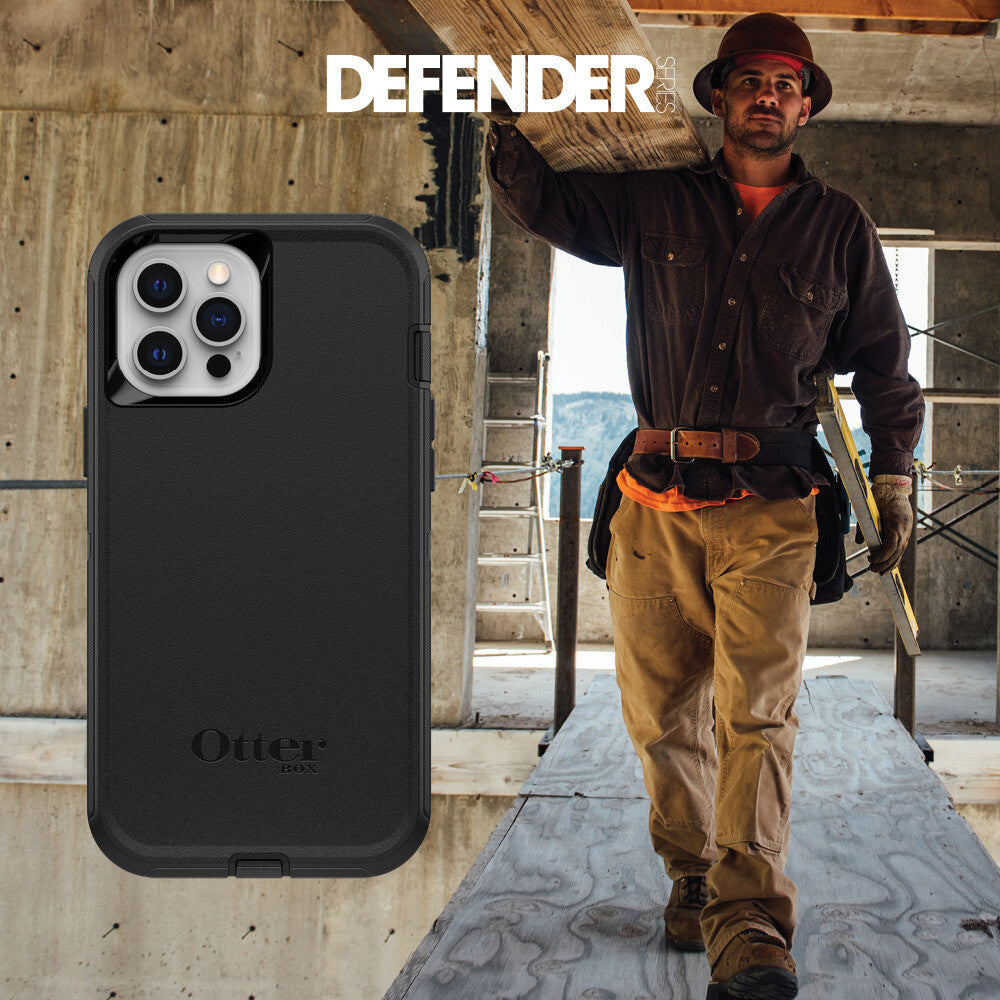OtterBox Defender Series for iPhone 12 / 12 Pro in Black