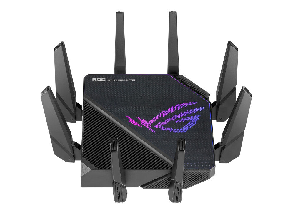 ASUS ROG Rapture GT-AX11000 Pro - Gigabit Ethernet Tri-band (2.4 GHz / 5 GHz / 5 GHz) wireless router in Black