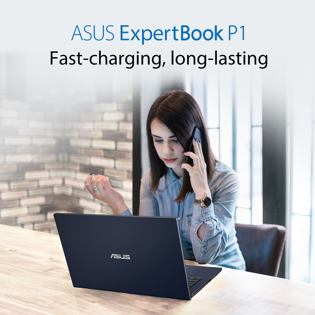 ASUS ExpertBook P1 Laptop - 39.6 cm (15.6&quot;) - Intel® Core™ i7-13620H - 16 GB DDR5-SDRAM - 512 GB SSD - Wi-Fi 6 - Windows 11 Pro - Grey