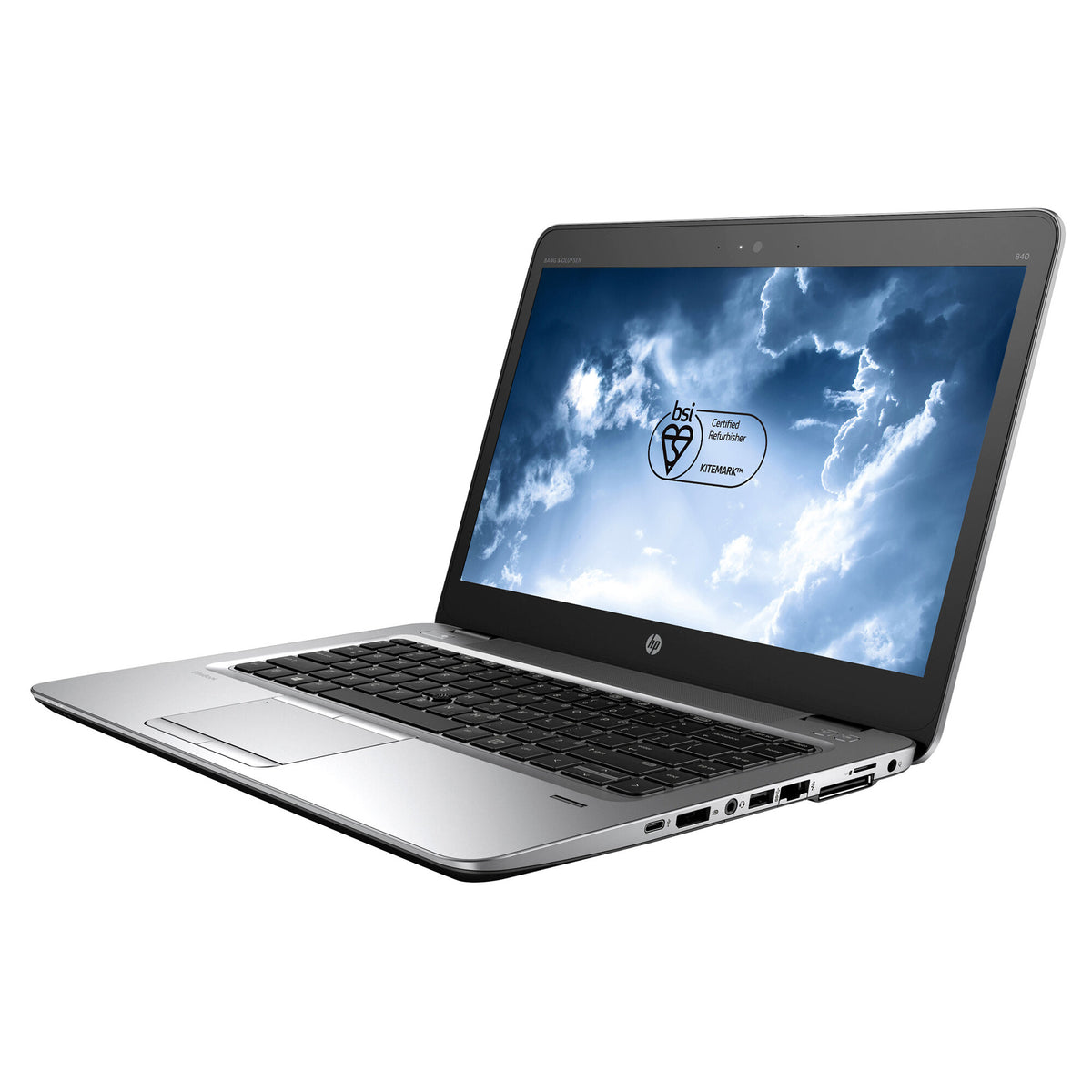 HP EliteBook 840 G4 Laptop - 35.6 cm (14") - Intel® Core™ i5-7200U - 16 GB DDR4-SDRAM - 256 GB SSD - Wi-Fi 5 - Windows 10 Pro - Black / Silver - Refurbished
