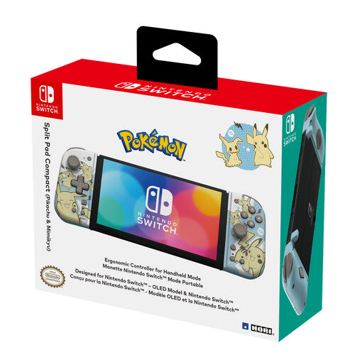 Hori Split Pad Compact -  Game Controllers for Nintendo Switch - Pikachu & Mimikyu Edition