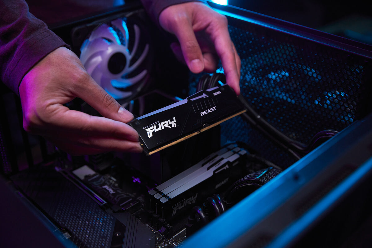Kingston Technology FURY Beast Black RGB - 16 GB 1 x 16 GB 4800MT/s DDR5 memory module