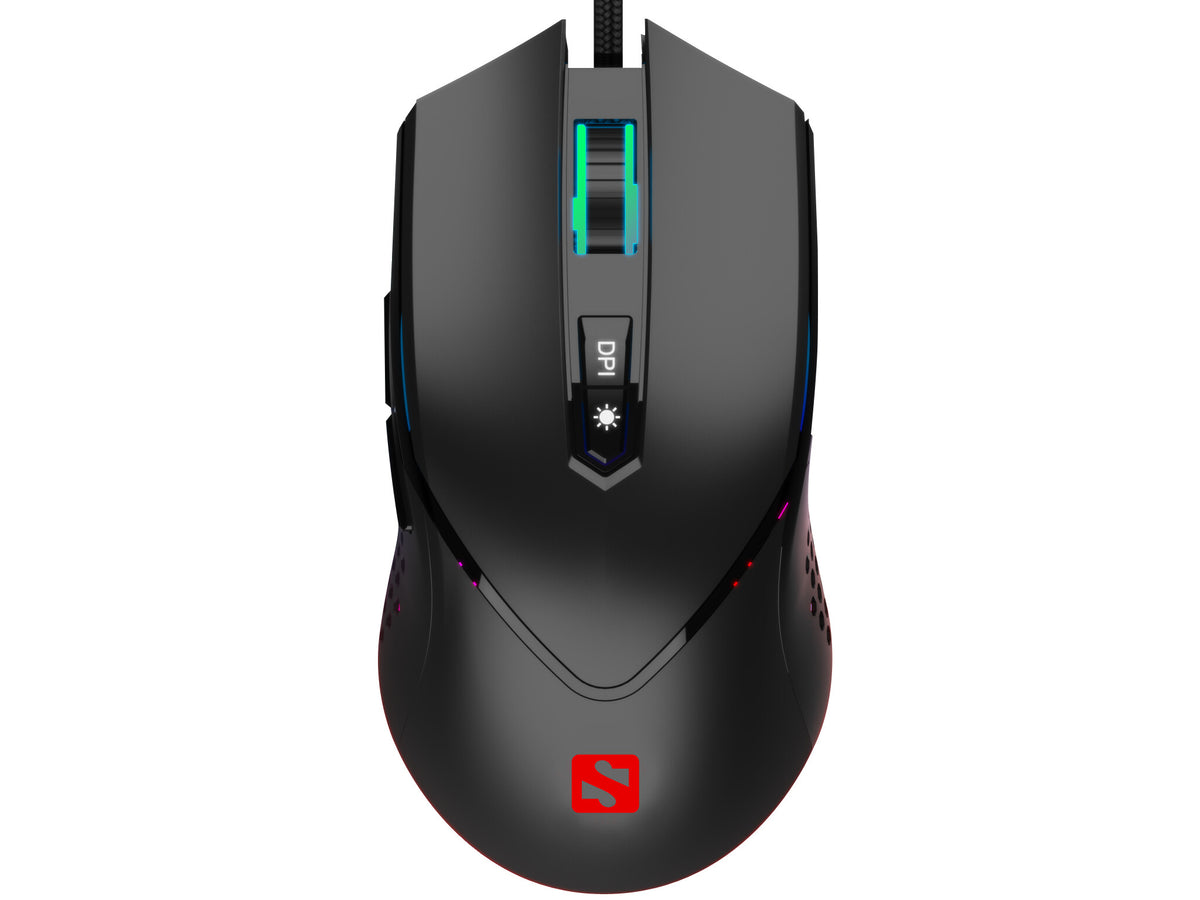 Sandberg Azazinator - USB Wired Gaming Mouse in Black - 6,400 DPI ...