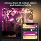 Philips Hue Lily Outdoor Lights Base Kit in Black - White and colour ambience (Pack of 3 & Bridge)