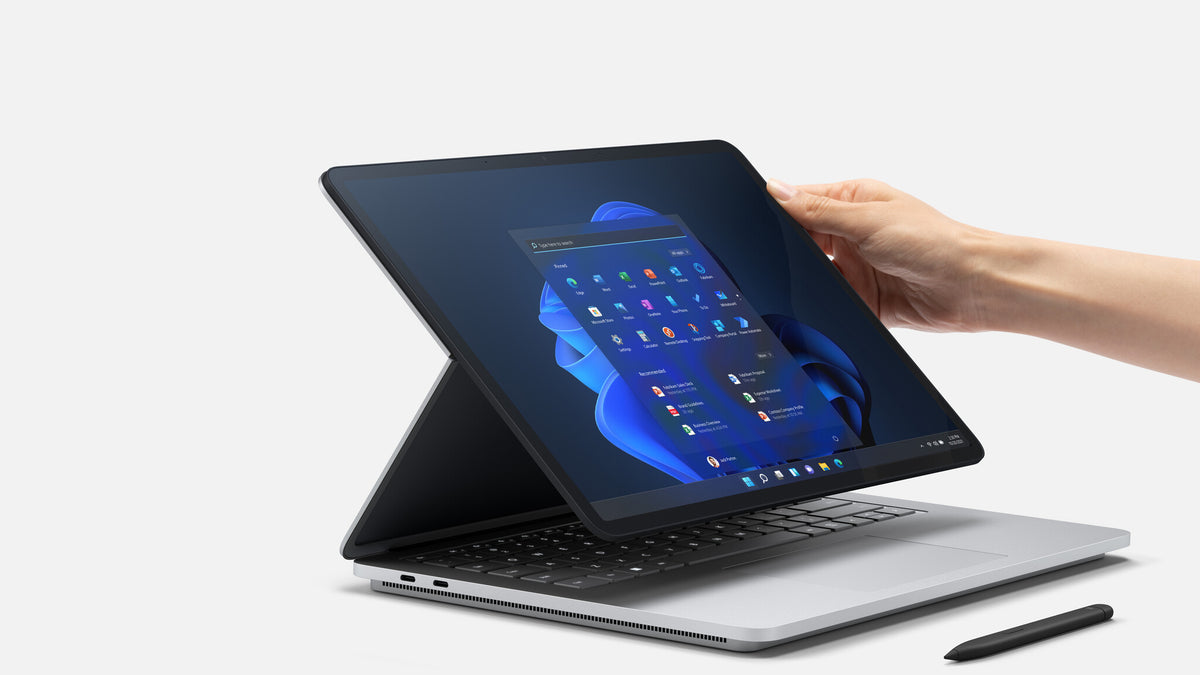 Microsoft Surface Studio Hybrid Laptop (2-in-1) - 36.6 cm (14.4") - Intel® Core™ i7-11370H - 32 GB LPDDR4x-SDRAM - 1 TB SSD - NVIDIA GeForce RTX 3050 Ti - Wi-Fi 6 - Windows 11 Home - Platinum