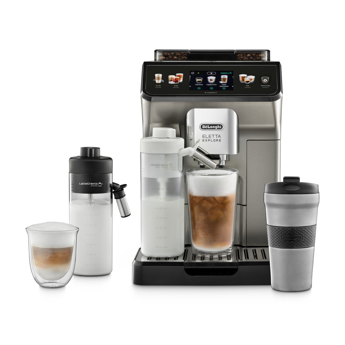 De’Longhi Eletta Explore - Bean to Cup coffee machine with Cold Brew Technology