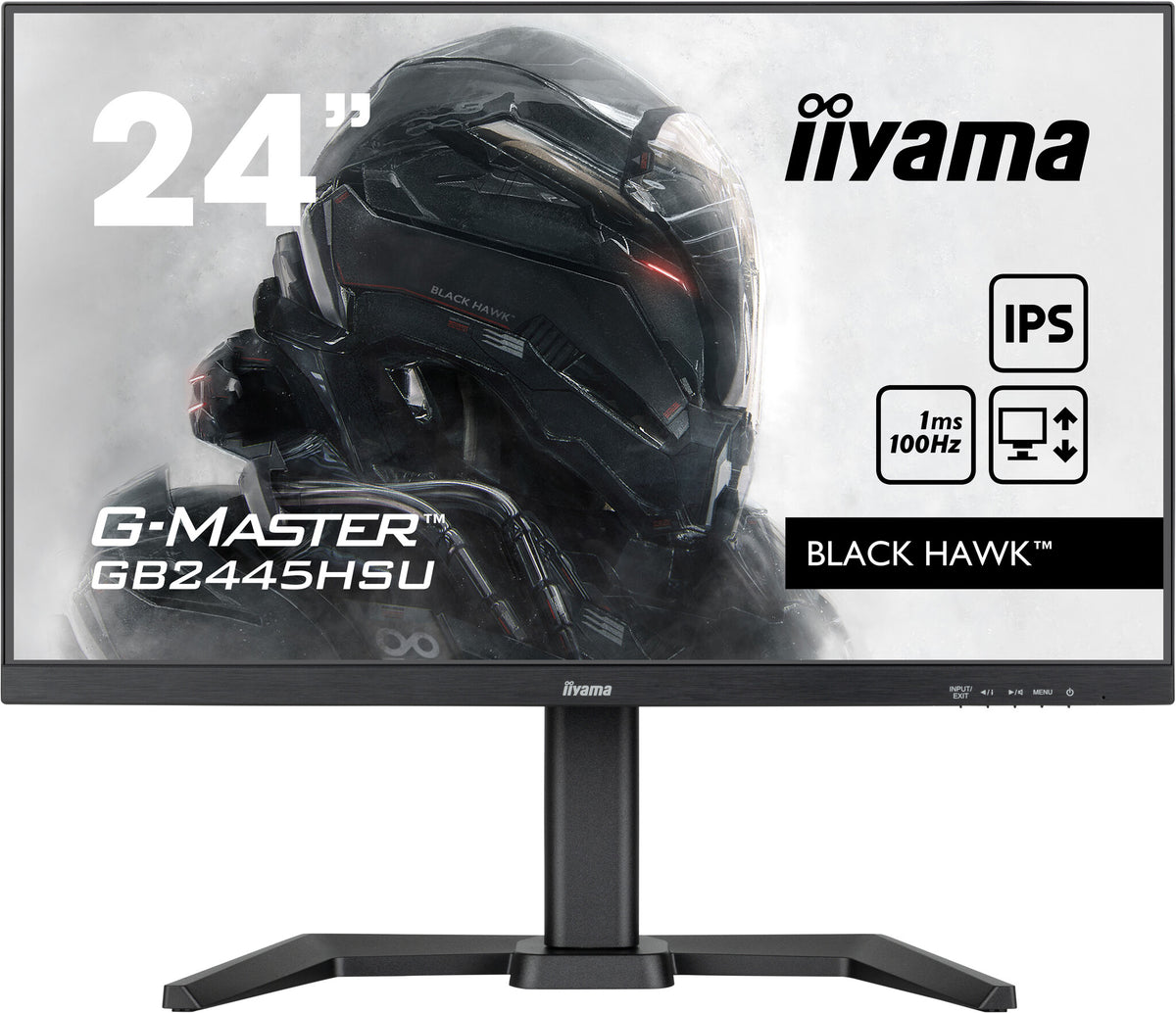 iiyama G-MASTER GB2445HSU-B1 - 61 cm (24&quot;) - 1920 x 1080 pixels Full HD LED Monitor