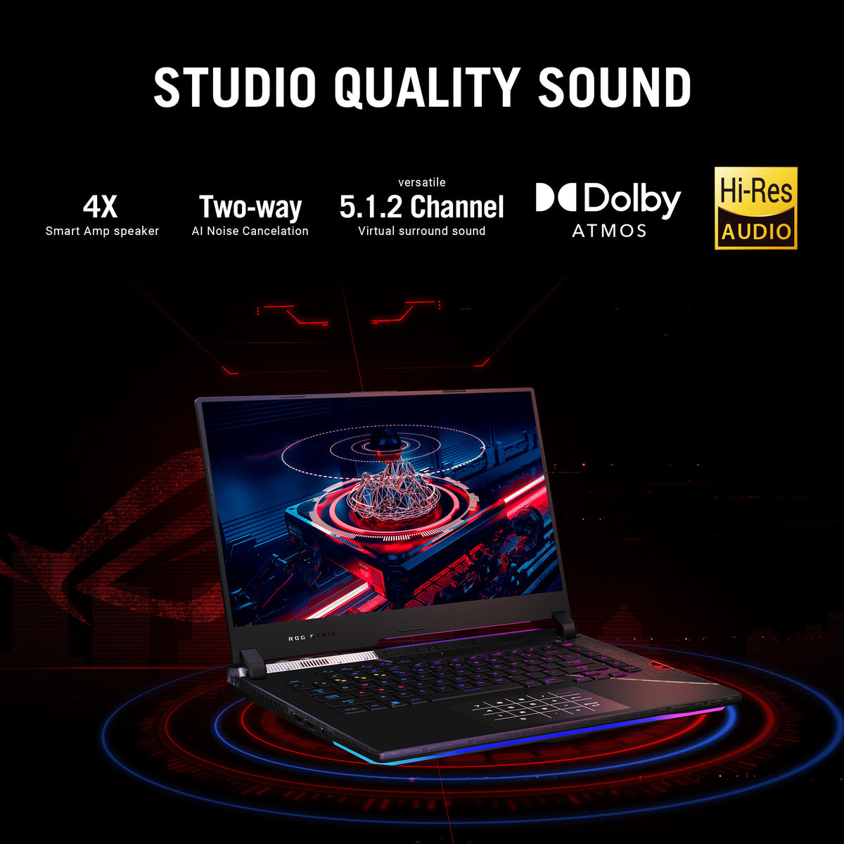 ASUS ROG Strix SCAR 15 Gaming Laptop - Wide Quad HD - 39.6 cm (15.6") - Intel® Core™ i9-12900H - 16 GB DDR5-SDRAM - 2 TB SSD - NVIDIA GeForce RTX 3070 Ti - Wi-Fi 6E - Windows 11 Home - Black