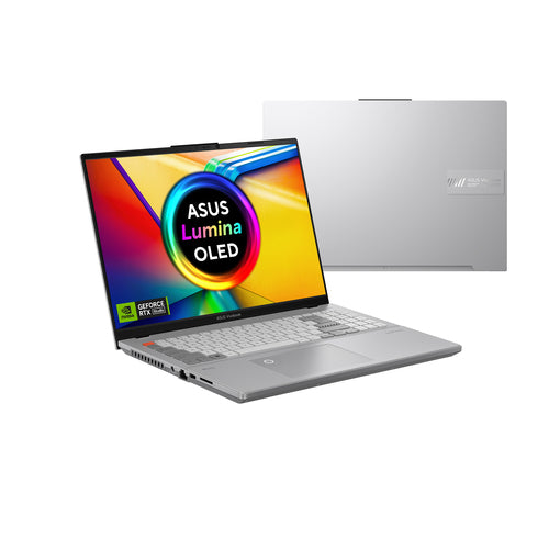 ASUS Vivobook Pro 16X OLED Laptop - 40.6 cm (16&quot;) - Intel® Core™ i9-13980HX - 32 GB DDR5-SDRAM - 1 TB SSD - NVIDIA GeForce RTX 4070 - Wi-Fi 6E - Windows 11 Home - Silver