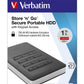 Verbatim Store 'n' Go Secure Portable HDD with Keypad Access in Black / Silver - 2 TB