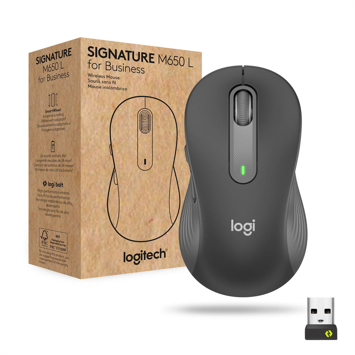 Logitech Signature M650 Wireless Mouse for Business