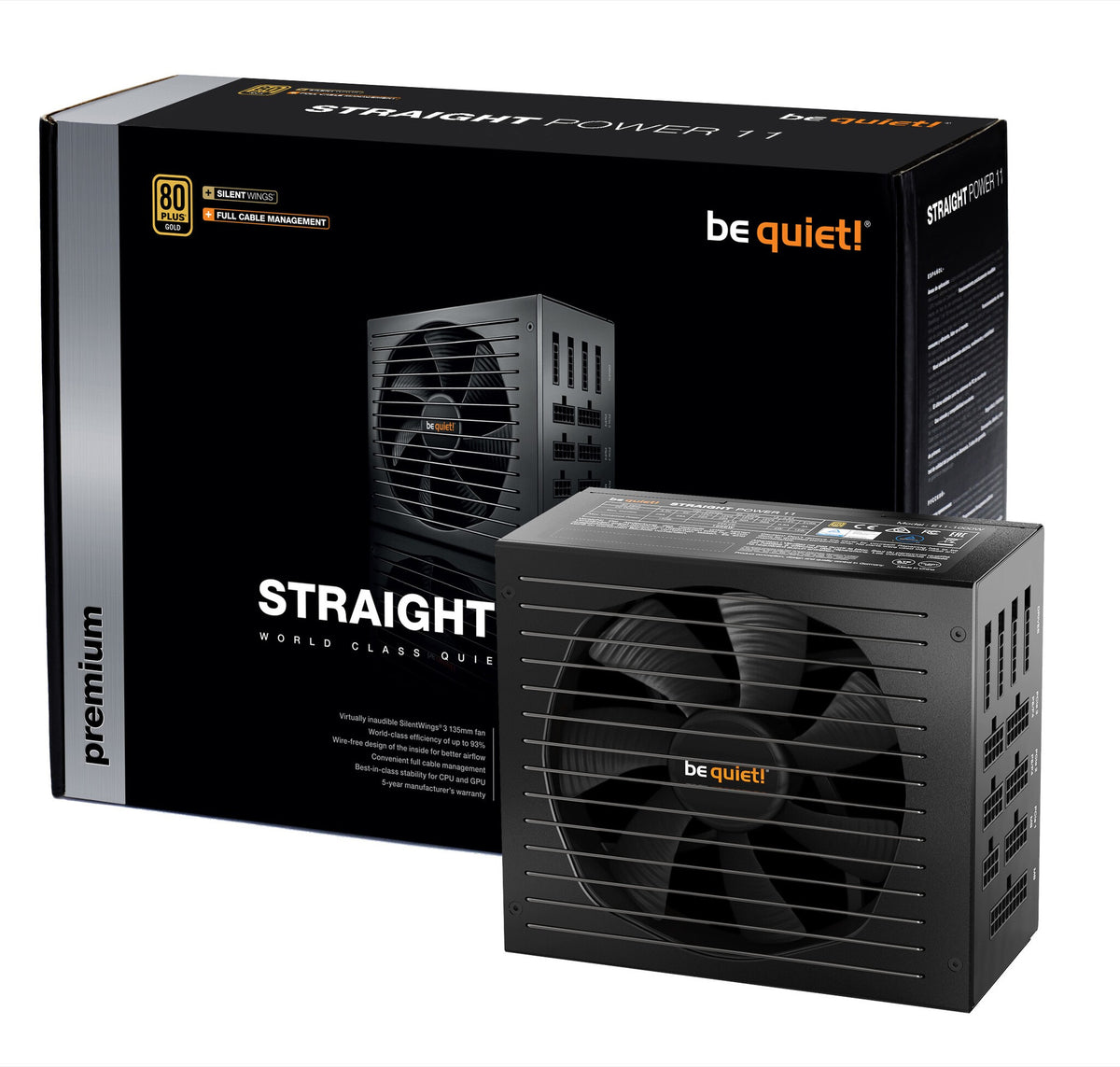 be quiet! Straight Power 11 - 1000 W 80+ Gold Fully Modular Power Supply Unit