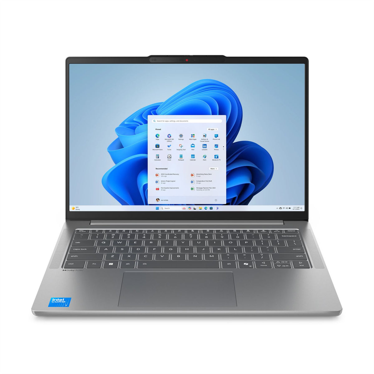 Lenovo IdeaPad Slim 5 14IRH10 Intel� Core™ i5 i5-13420H Laptop 35.6 cm (14") WUXGA 24 GB DDR5-SDRAM 1 TB SSD Wi-Fi 7 (802.11be) Windows 11 Home English Grey