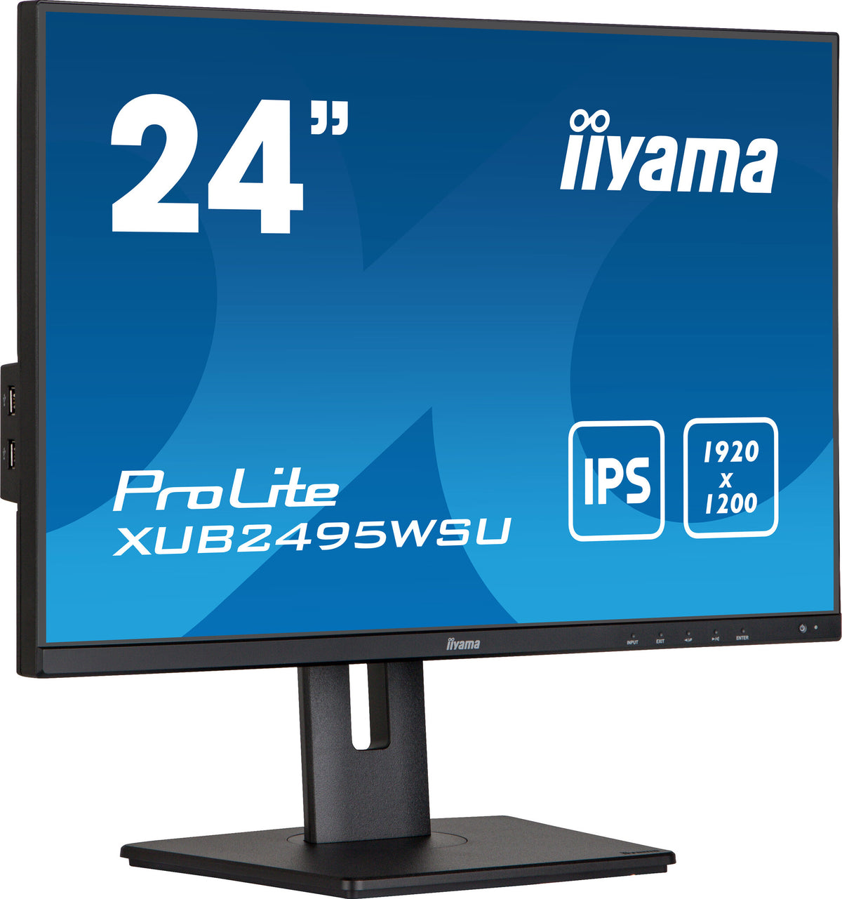 iiyama ProLite XUB2495WSU-B5 - 61.2 cm (24.1") - 1920 x 1200 pixels WUXGA LCD Monitor