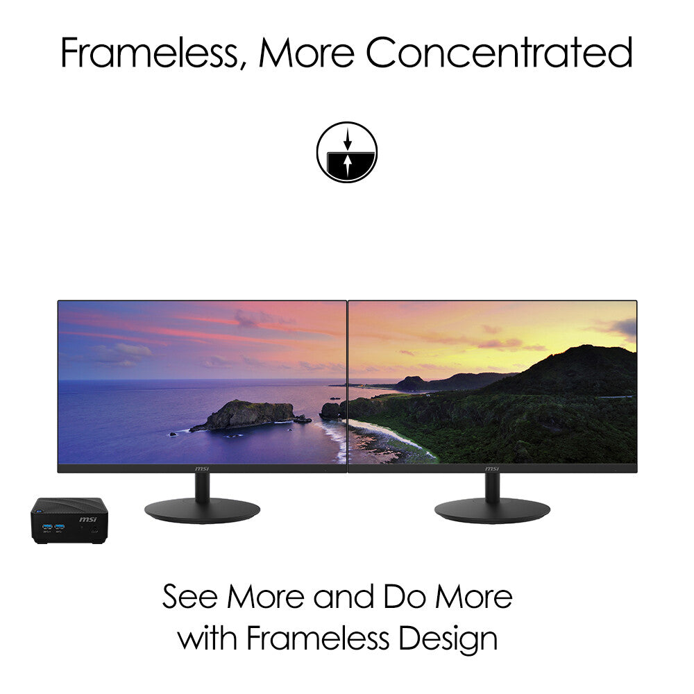 MSI Pro MP242 - 60.5cm (23.8&quot;) - 1920 x 1080 pixels FHD Monitor