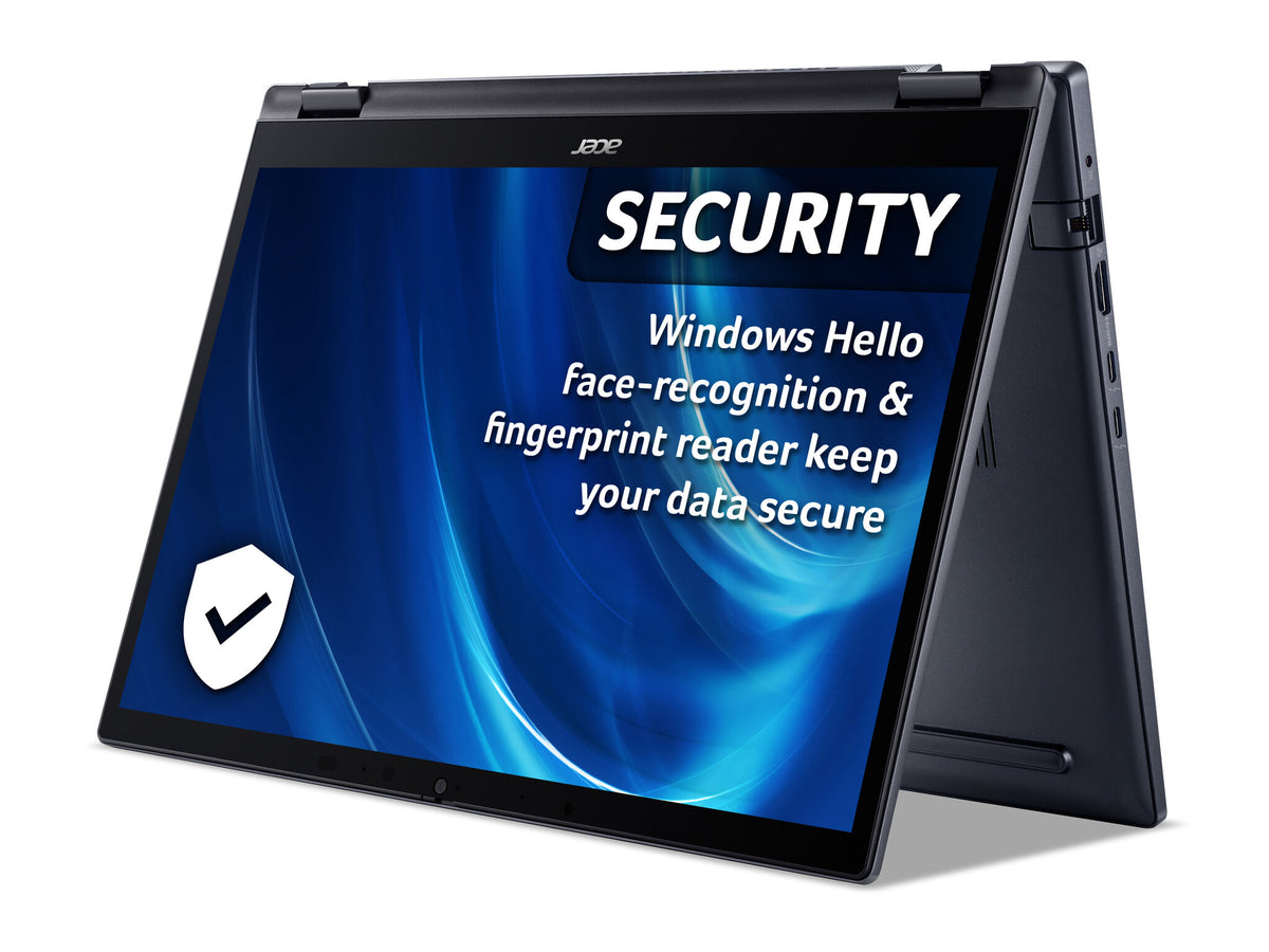 Acer TravelMate Spin P4 Hybrid (2-in-1) - 35.6 cm (14&quot;) - Touchscreen - Intel® Core™ i5-1240P - 8 GB DDR4-SDRAM - 512 GB SSD - Wi-Fi 6E - Windows 11 Pro - Blue