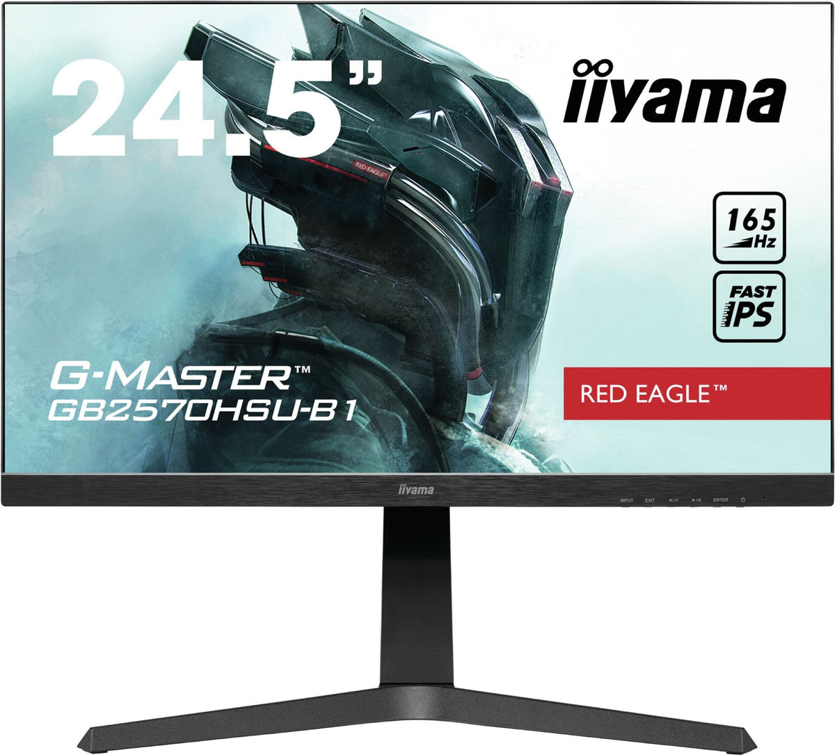 iiyama G-MASTER GB2570HSU-B1 Computer Monitor 62.2 cm (24.5") 1920 x 1080 pixels Full HD LED Black