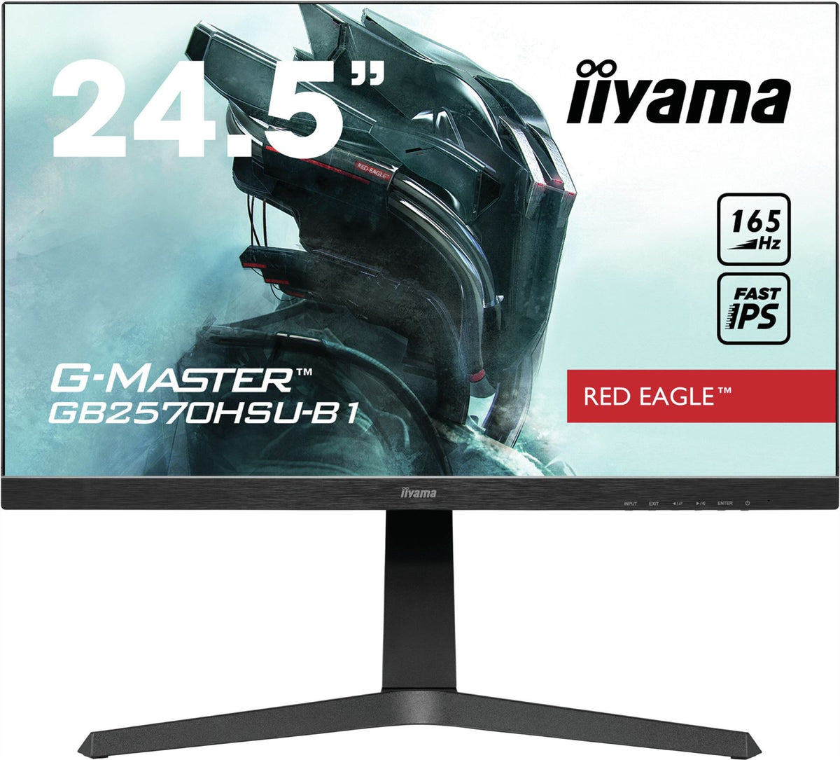 iiyama G-MASTER GB2570HSU-B1 Computer Monitor 62.2 cm (24.5&quot;) 1920 x 1080 pixels Full HD LED Black