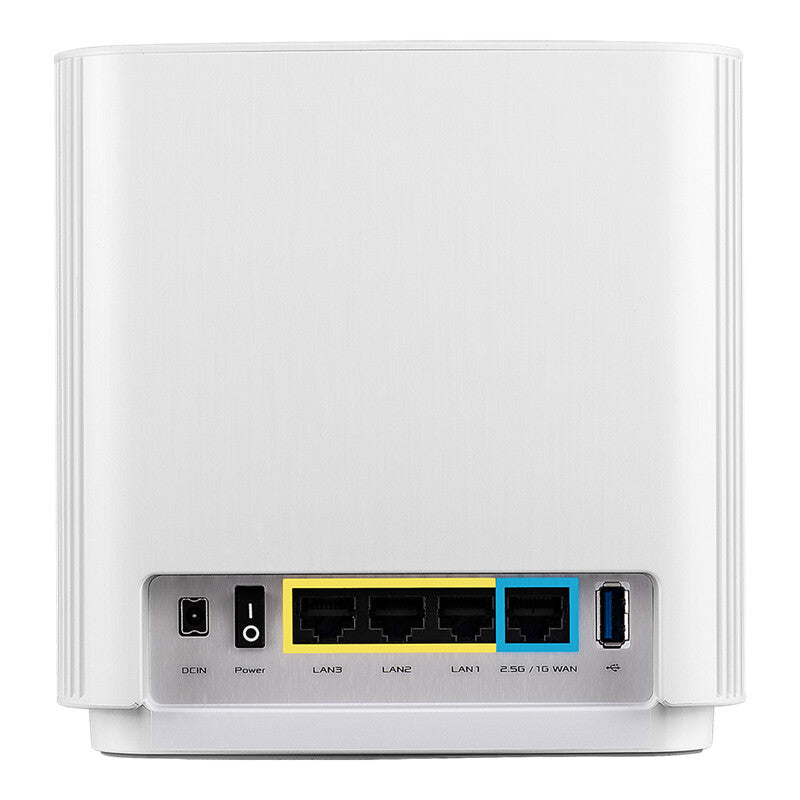 ASUS ZenWiFi AX XT8 - Gigabit Ethernet Tri-band (2.4 GHz / 5 GHz / 5 GHz) Wi-Fi 6 Router (Pack of 2)