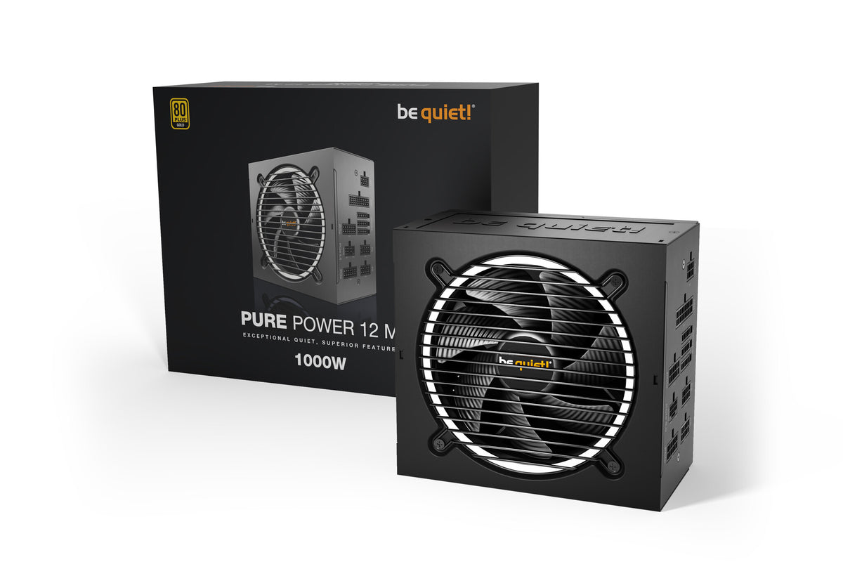 be quiet! Pure Power 12 M - 1000W 80+ Gold Fully Modular Power Supply Units