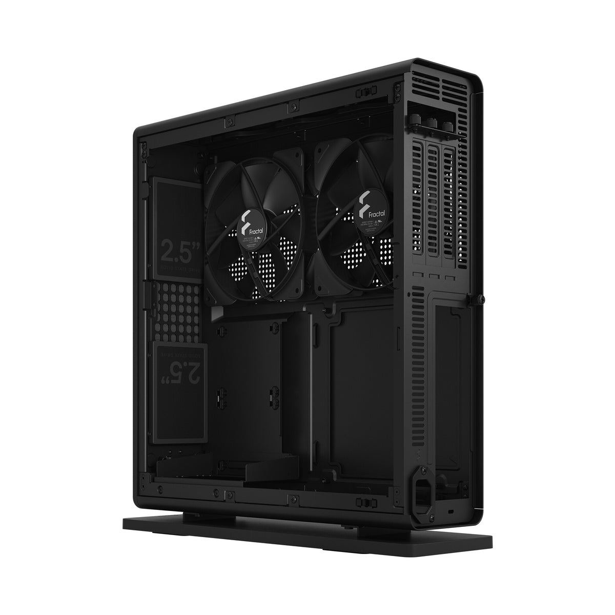 Fractal Design Ridge PCIe 4.0 - Mini ITX Tower Case in Black
