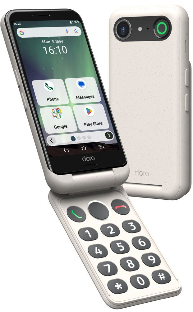 Doro Aurora A20 - 64GB + 4GB - Black / White