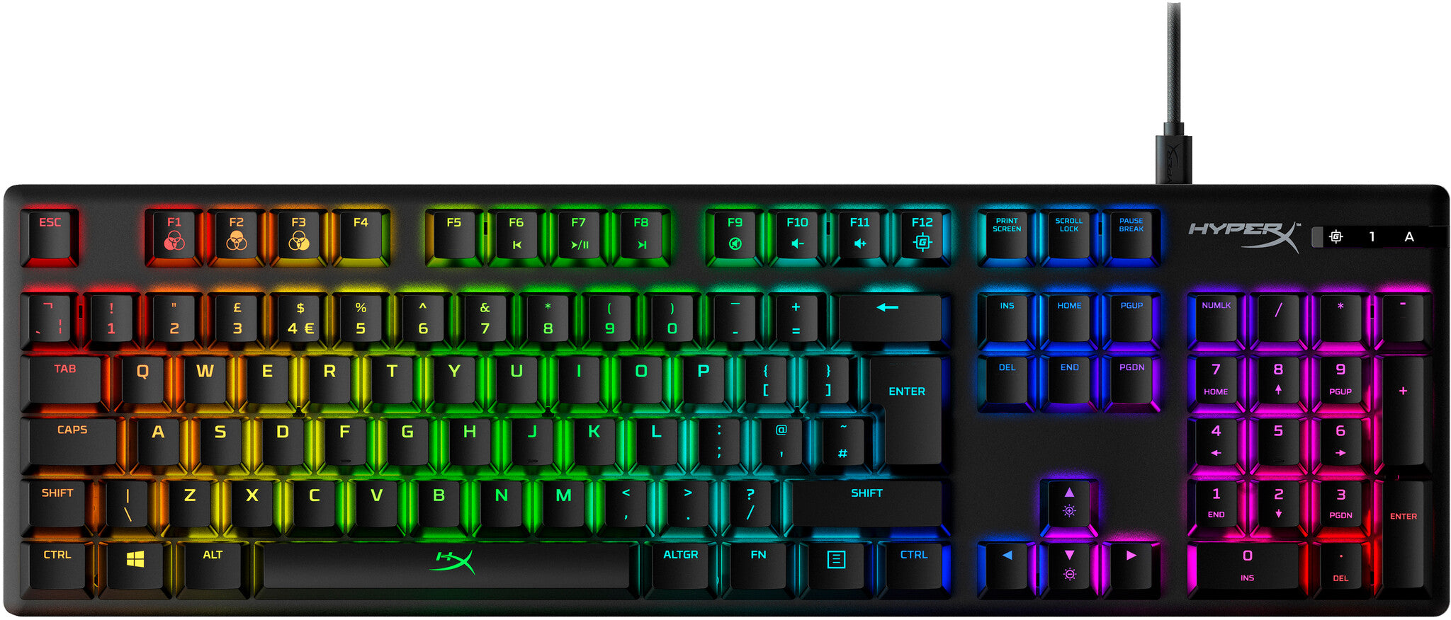 Hyperx Rerd Keyboard HyperX Alloy Origins - HX Red Switch Mechanical Gaming Keyboard - Clove ...