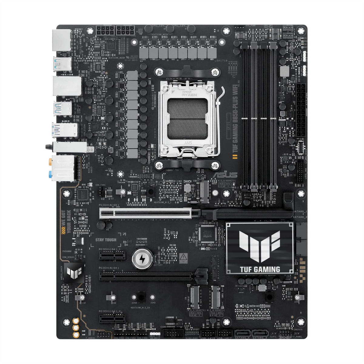 ASUS TUF GAMING B850-PLUS WIFI ATX motherboard - AMD B850 Socket AM5