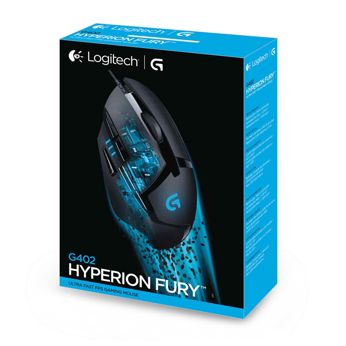 Logitech G - G402 Hyperion Fury FPS Gaming Mouse in Black - 4,000 DPI
