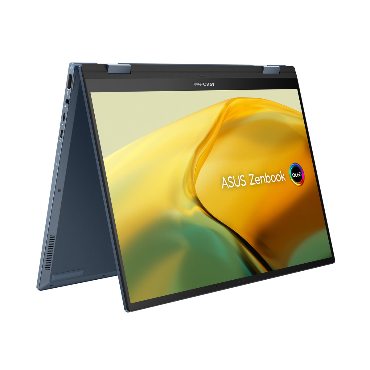 ASUS Zenbook 14 Flip OLED Hybrid (2-in-1) - 35.6 cm (14") - Touchscreen - Intel® Core™ i7-1360P - 16 GB LPDDR5-SDRAM - 1 TB SSD - Wi-Fi 6E - Windows 11 Home - Blue