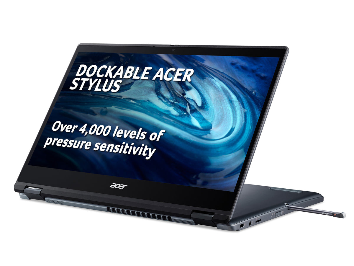 Acer TravelMate TMP414RN-51 Hybrid (2-in-1) - 35.6 cm (14") - Touchscreen - Intel® Core™ i5-1135G7 - 8 GB DDR4-SDRAM - 256 GB SSD - Wi-Fi 6 - Windows 10 Pro - Blue