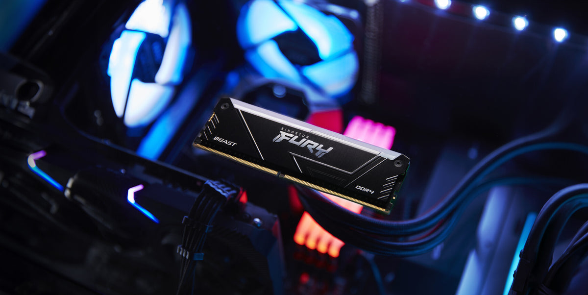 Kingston Technology FURY Beast RGB - 32 GB 2 x 16 GB 3600MT/s DDR4 memory module