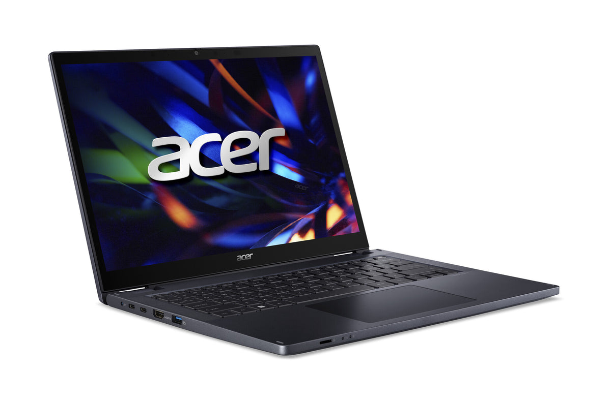 Acer TravelMate P4 Spin - 35.6 cm (14") - Touchscreen - Intel® Core™ i7-1355U - 16 GB DDR4-SDRAM - 512 GB SSB -  Wi-Fi 6E -  Windows 11 Pro - Blue