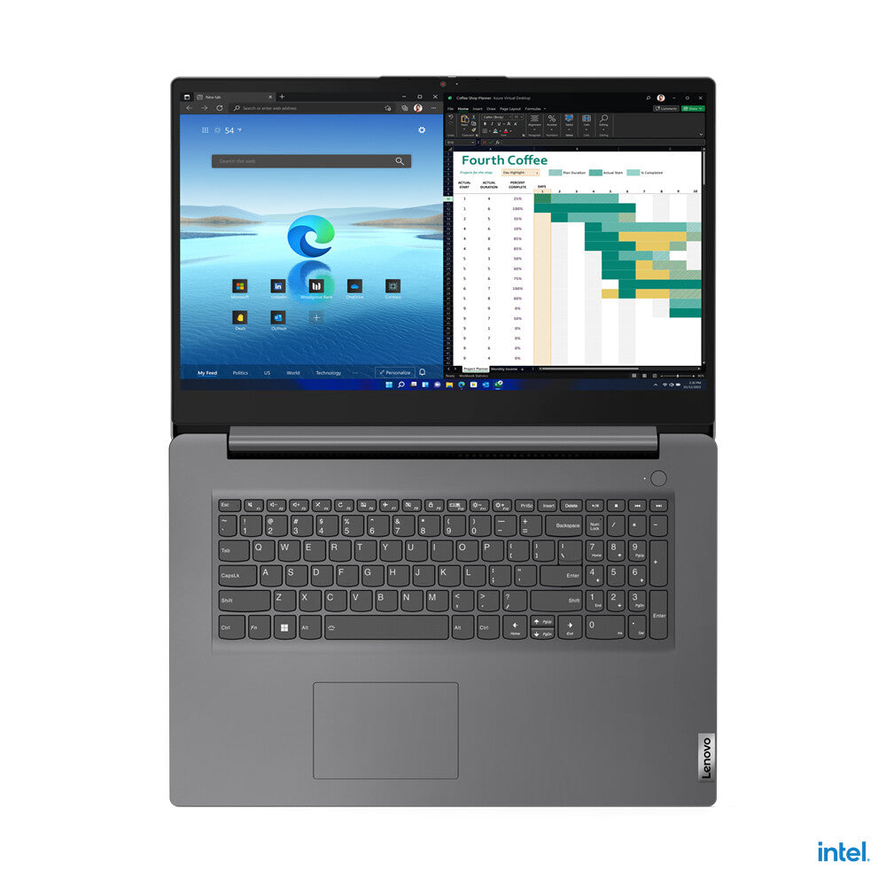 Lenovo V 17 G3 Laptop - 43.9 cm (17.3&quot;) - Intel® Core™ i5-1235U - 8 GB DDR4-SDRAM - 512 GB SSD - Wi-Fi 6 - Windows 11 Pro - Grey
